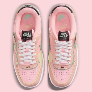 Nike Air Force 1 Shadow Arctic Punch Barely Volt Women’s Sneakers 7 CU8591-60